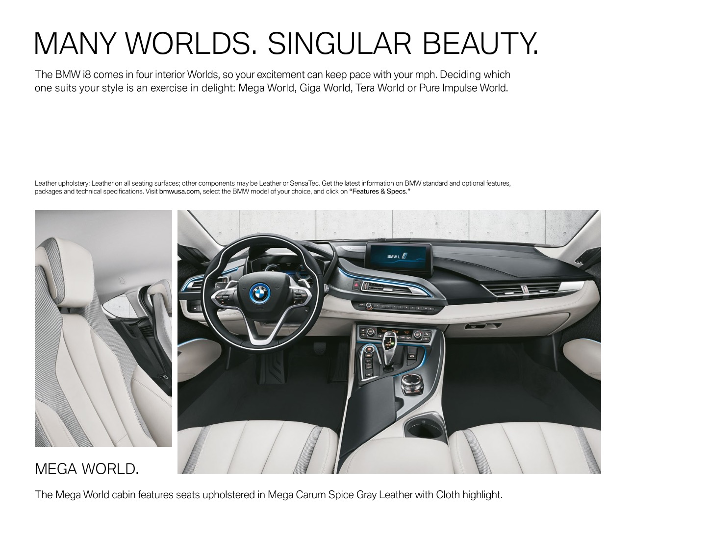 2014 BMW i8 Brochure Page 7